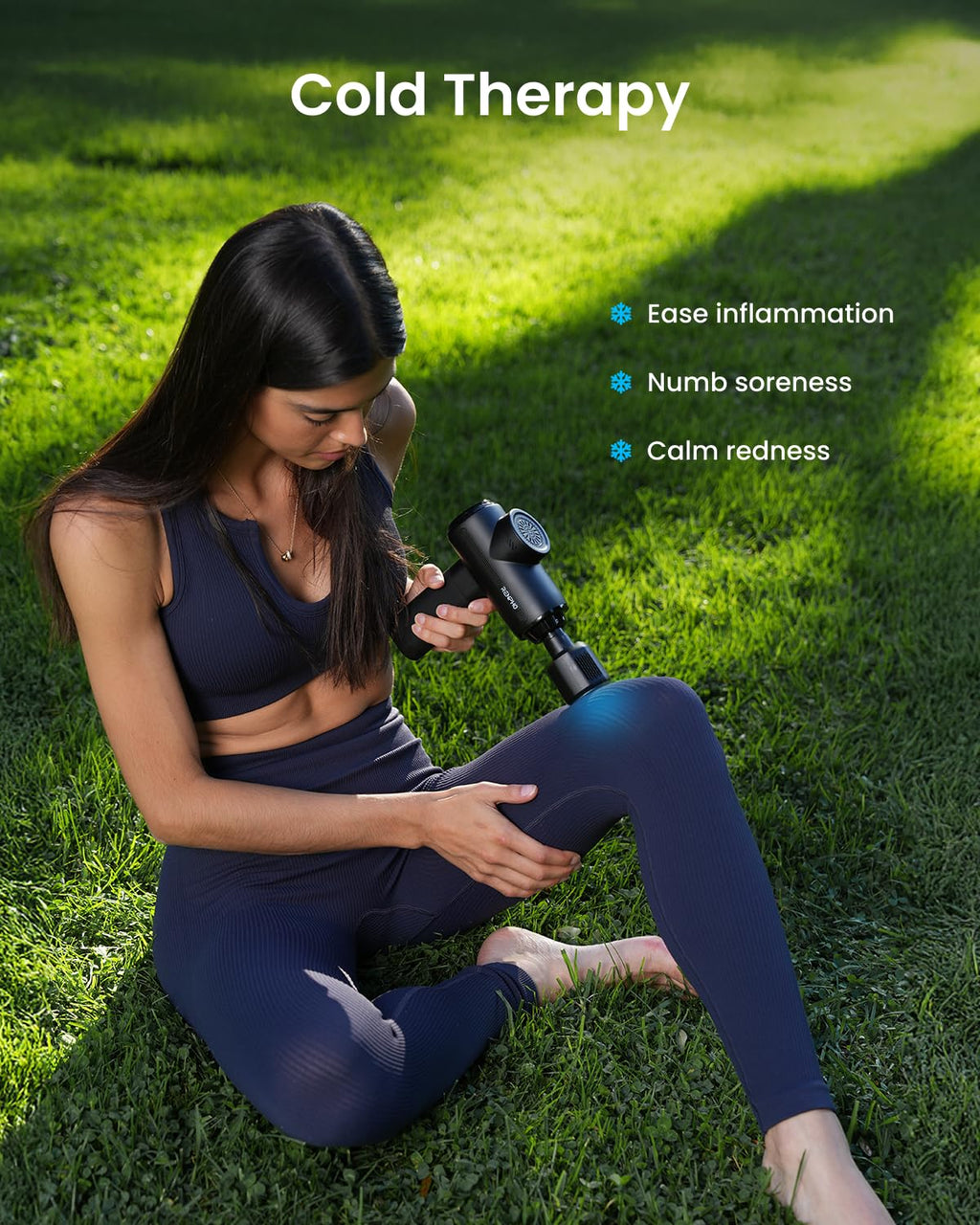 RENPHO Active Thermacool 2 Massage Gun with Heat and Cold Therapy, Christmas Gifts, [2025 Upgraded] Professional Deep Tissue Handheld Massager, Percussion Body Muscle Masajeador for Men Women Athletes