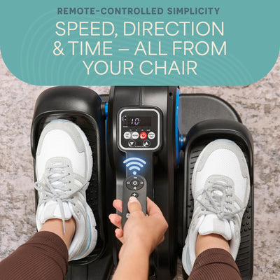 Lifepro Under Desk Elliptical Exercise Machine with or without Red Light, Seated Pedal Exerciser for Seniors & Adults, Quiet Elliptical Machine for Home or Office, Portable Leg Exerciser While Sitting