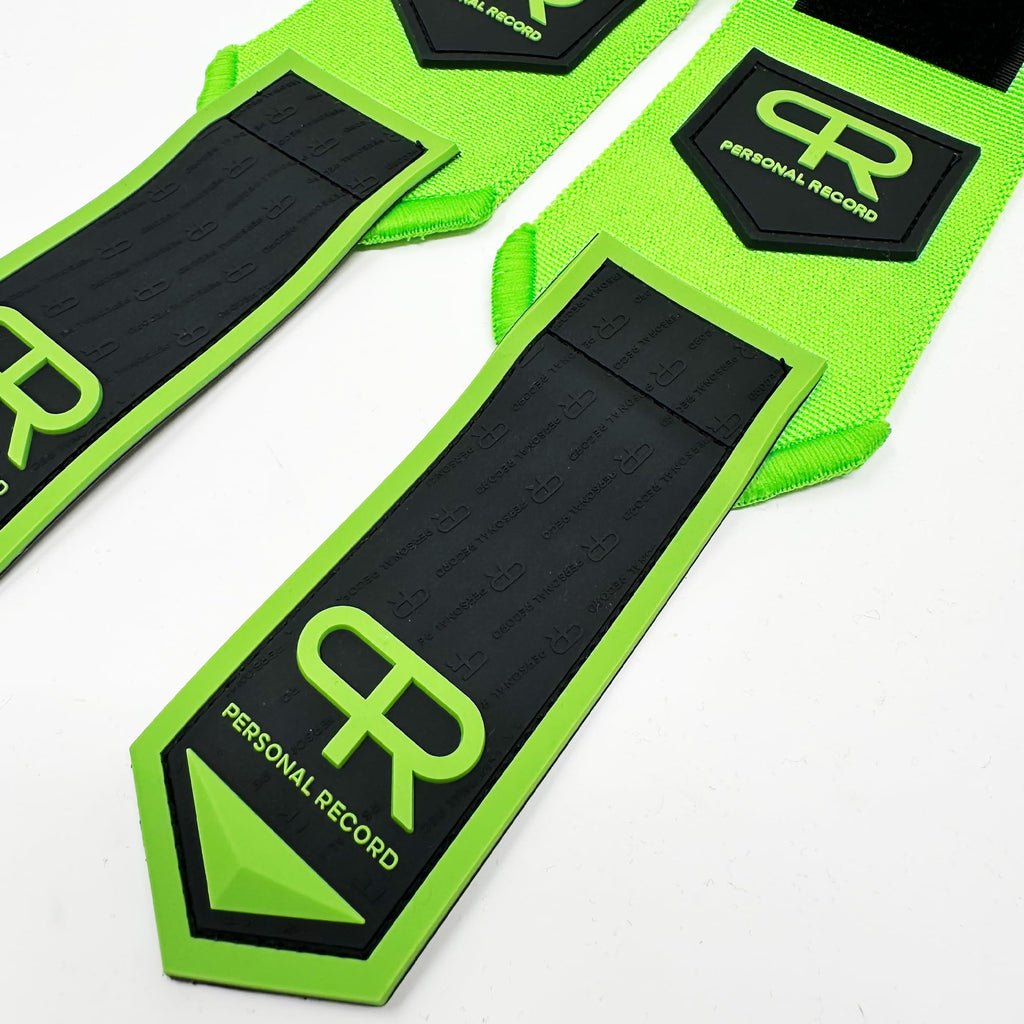 Heavy Duty Premium Wrist Wraps, More Elasticity, Reinforced Stitching, Extra Wide Strap, Strong Thumb Loop, Larry Wheels Weightlifting Wraps