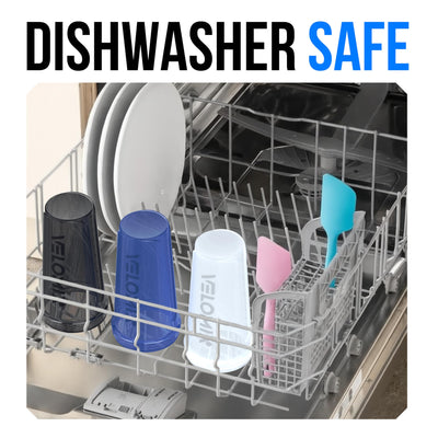 VELOMIX -6 PACK- 28 oz Protein Shaker Bottle for Protein Mixes - 6x Wire Whisk | Leak Proof Shaker Cups for Protein Shakes | Protein Shaker Bottle Pack | Protein Shake Cup (Earth Tones Collection)