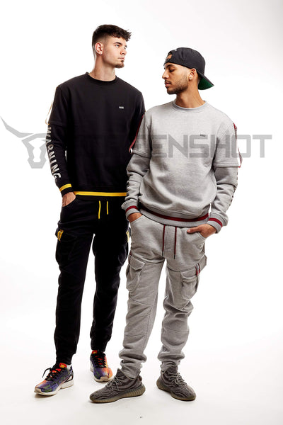 SCREENSHOT Sports Mens Premium TechFleece Fashion Hoodie - Athletic Jogger Fitness Workout Gym Jacket