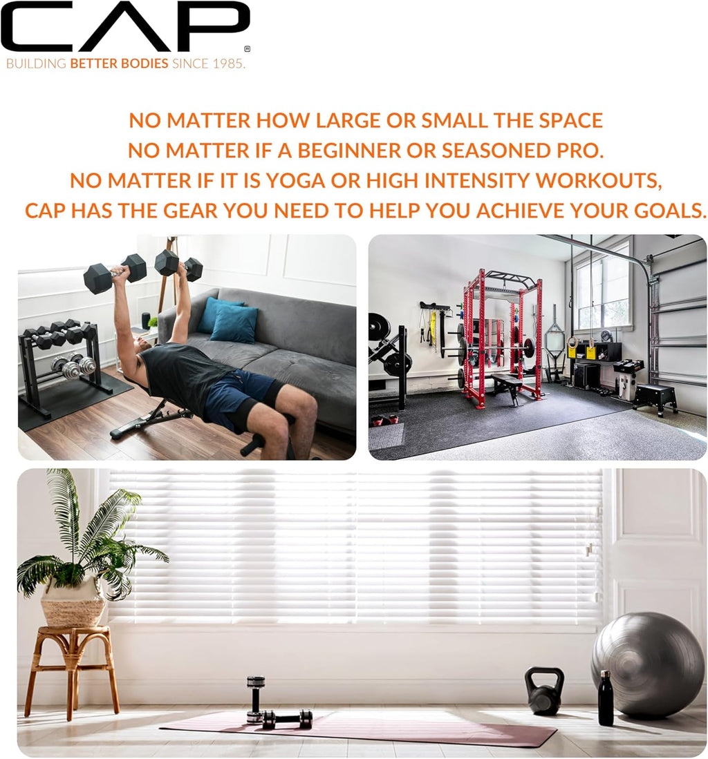 CAP Barbell 3-in-1 Foam Plyometric Jump Box – Adjustable Heights for Home Gym, HIIT, Step-Ups, Agility Drills & Strength Training