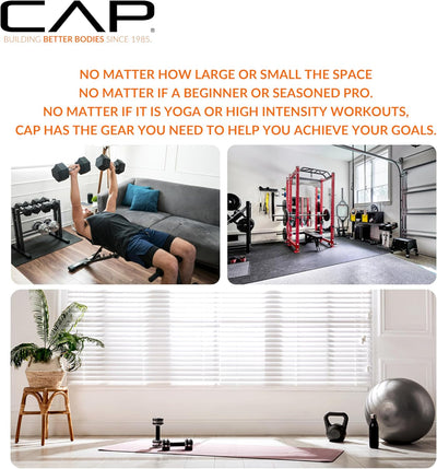 CAP Barbell 3-in-1 Foam Plyometric Jump Box – Adjustable Heights for Home Gym, HIIT, Step-Ups, Agility Drills & Strength Training