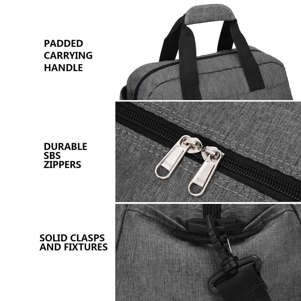 14 inch Small Gym Bag for Women & Men, Mini Duffel Bag for Travel Sports Lightweight Carry On Bag (Light Green)