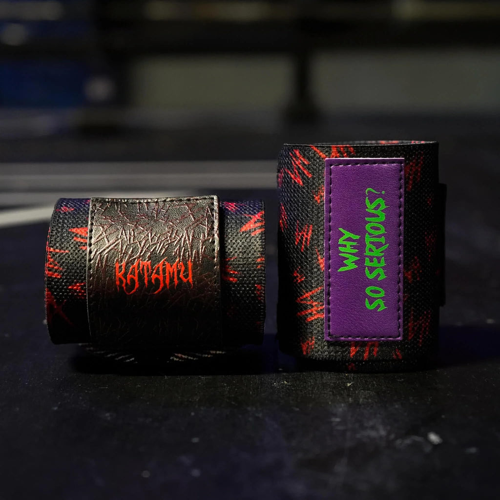 Katamu | Premium Wrist Straps | Wrist Support for Weighlifting, Powerlifting and Bodybuilding