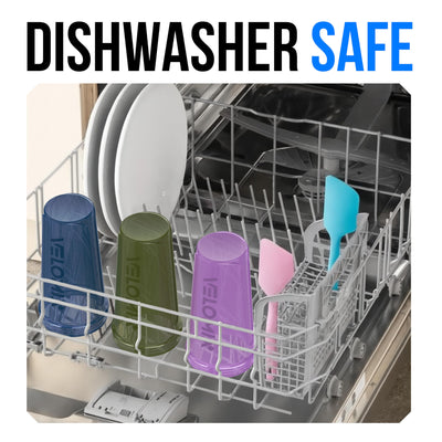 VELOMIX -6 PACK- 28 oz Protein Shaker Bottle for Protein Mixes - 6x Wire Whisk | Leak Proof Shaker Cups for Protein Shakes | Protein Shaker Bottle Pack | Protein Shake Cup (Earth Tones Collection)