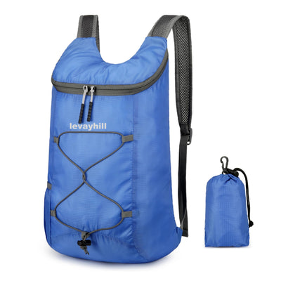 16L Lightweight Foldable Hiking-Backpack Small Packable-Daypack For Travel,Ultralight Water-Resistant Gym Bag Men Women Easy Carry-on (Royal Blue)