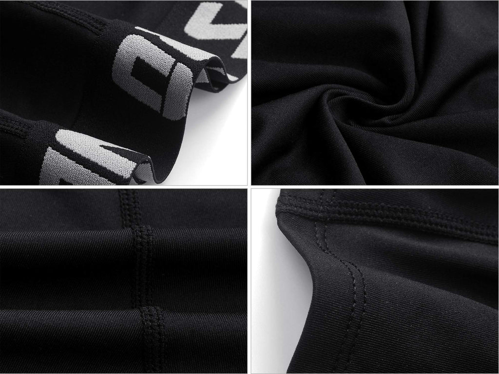 NELEUS 3 or 6 Pack Compression Shorts for Men Spandex Sport Shorts Running Athletic Workout Performance Baselayer Underwear