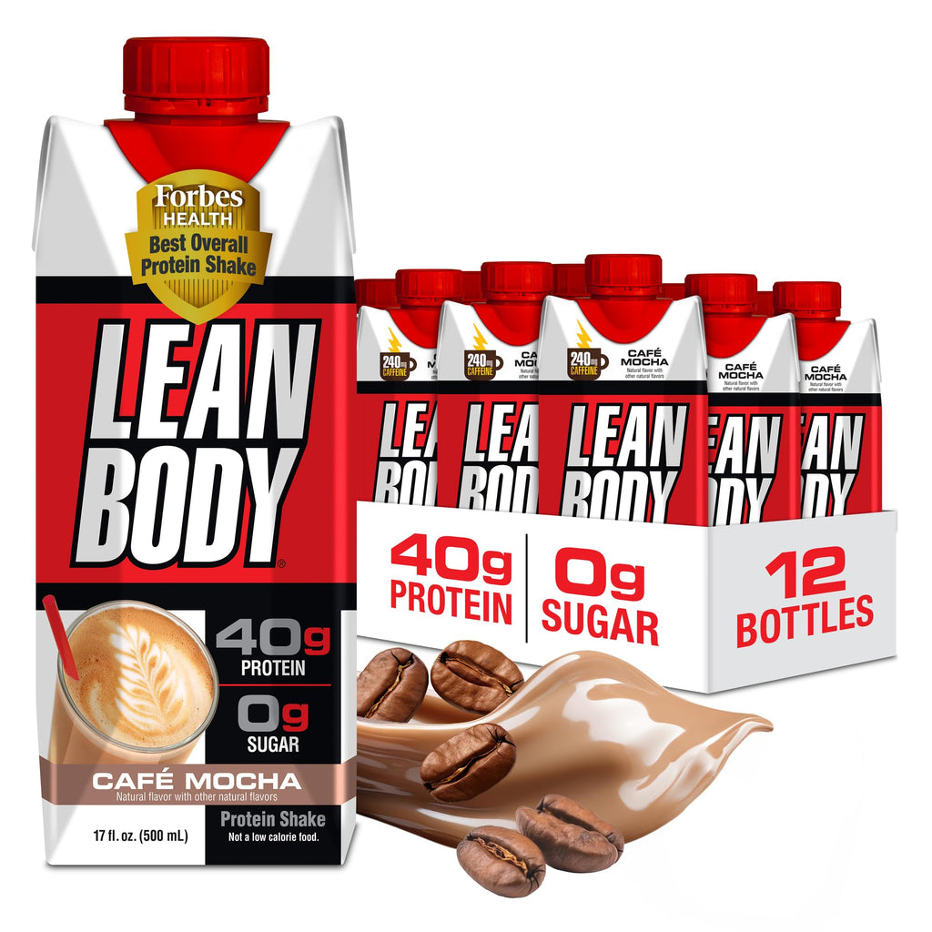 Labrada Lean Body Ready-to-Drink Cookies and Cream Protein Shake, 40g Protein, Whey Blend , 0 Sugar, Gluten No, 22 Vitamins & Minerals, (Recyclable Carton & Lid - Pack of 12) LABRADA , 17 Fl Oz (Pack of 12)