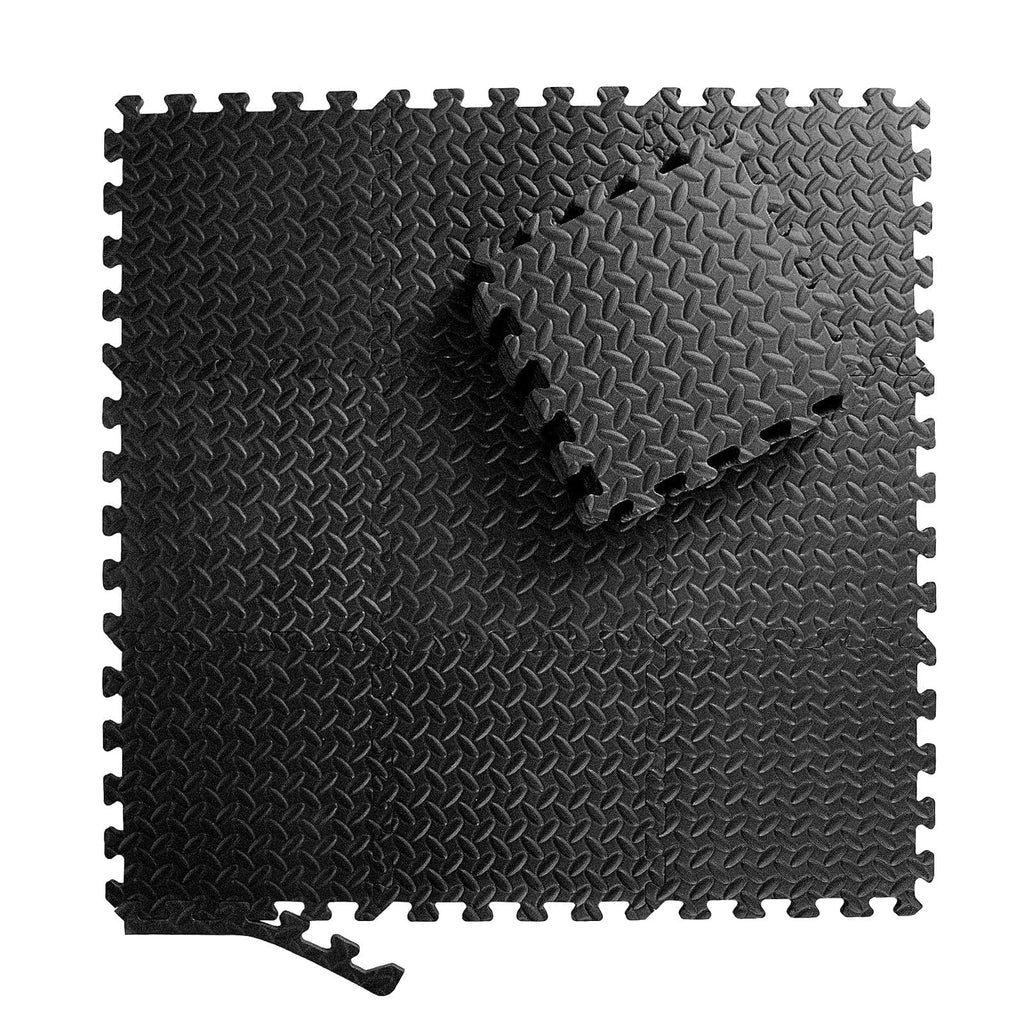 Febyyer Interlocking Soft Foam Floor Mat - 20 Tiles Protective Gym Flooring Set, Exercise Mats EVA Puzzle Rubber Tiles, Ground Surface Protection Workout Underlay Matting Sports Home Fitness Garage