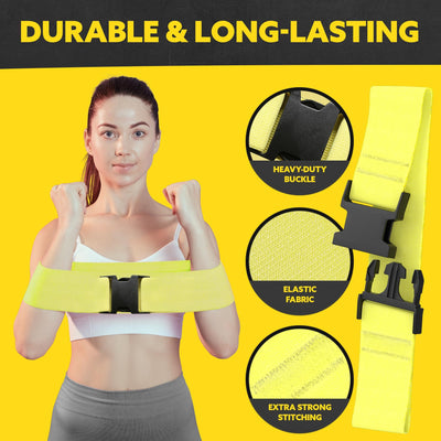 Tribe Lifting Fabric Resistance Bands for Glutes & Legs | 5 Fabric Workout Bands Set | Thick Booty Bands for Squats, Lunges, Hip Training, Physical Therapy & Home Workouts