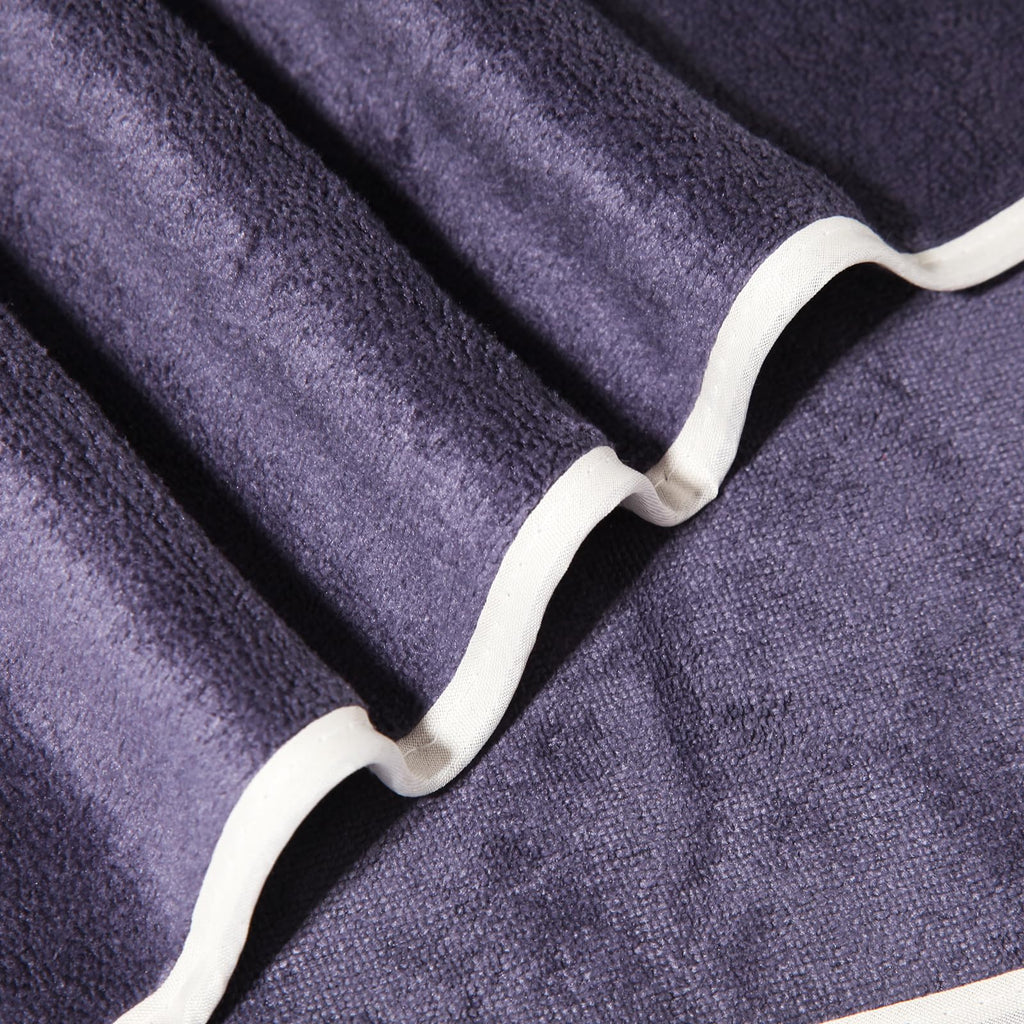 Microfiber Gym Towel Set for Men Women, Super Soft and Quick-Drying Towels for Fitness, Yoga, Cycling, Swimming (Blue+Grey+Purple, 3 Pack)