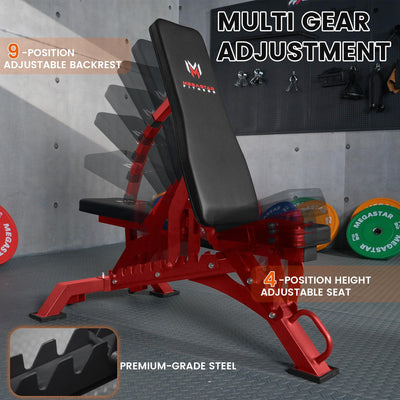 Smith Machine Home Gym with Aluminum Pulley Set- 2000lbs Capacity All-in-One Power Rack with Cable Crossover, Pull-Up Bar & Dip Station, Includes 18 Attachments, P107 Anvil