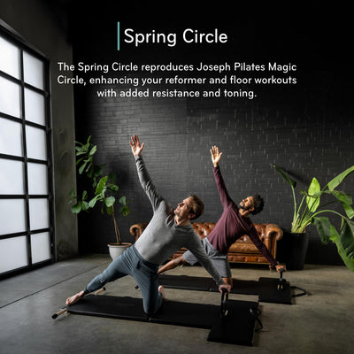 Balanced Body Spring Circle, Workout Ring, Pilates Reformer Accessory, Pilates Equipment for Home Gym or Pilates Studio Use