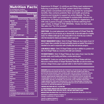 ViSalus Vi Shape Original Nutritional Shake Mix Sweet Cream Flavor | 22oz (1 Bag, 24 Servings)