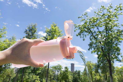 30oz Sport Water Bottle with Time Markers, Large Durable Gym Plastic Bottle Tritan BPA Free for Fitness, Outdoor Enthusiasts, Leakproof Gray (Pack of 1)