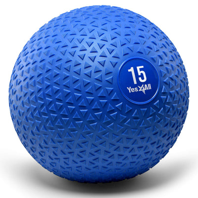 Yes4All Slam Balls, 10-40lb Weighted Ball Weight, Durable PVC Sand Filled Workout Dynamic Slam Ball for Core Strengthen