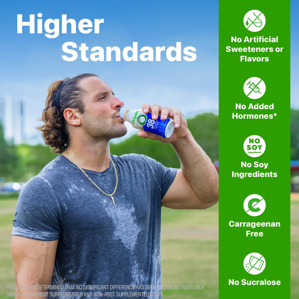 Orgain 30g High Protein Shake, Dairy Isolate Milk Protein, Vanilla Bean, 5g BCAAs, 1g Sugar Per Serving, Meal Replacement, Ready to Drink, Keto Friendly, Gluten-Free 11 Fl Oz (Pack of 12)