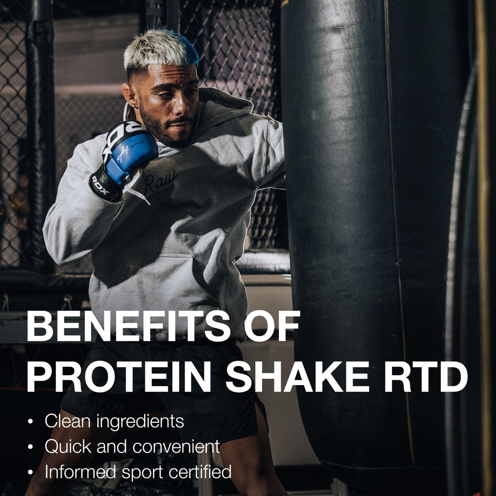 RAW Ready-to-Drink Protein Shake, Vanilla - RTD Protein Drinks with Grass-Fed Whey Protein Isolate for Post-Workout - Zero-Sugar & Gluten-Free Meal Replacement Drink & Breakfast Shake, 12 Fl Oz