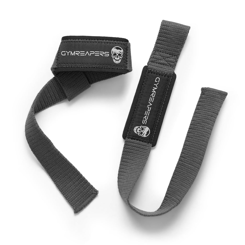 Gymreapers Lifting Wrist Straps for Weightlifting, Bodybuilding, Powerlifting, Strength Training, & Deadlifts - Padded Neoprene with 18 inch Cotton