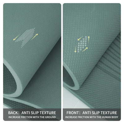 Large Yoga Mat-72’x36’x0.4’ Extra Width ＆ Thick,Comfortable,Non-Slip Exercise Mat-Works Great on All Floor for Stretching,Yoga Studio,Gym or Home Workouts