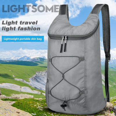 16L Lightweight Foldable Hiking-Backpack Small Packable-Daypack For Travel,Ultralight Water-Resistant Gym Bag Men Women Easy Carry-on (Royal Blue)