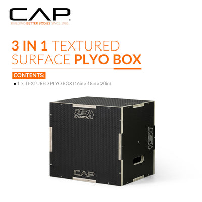 CAP Barbell 3-in-1 Plyometric Box | Multiple Styles and Sizes