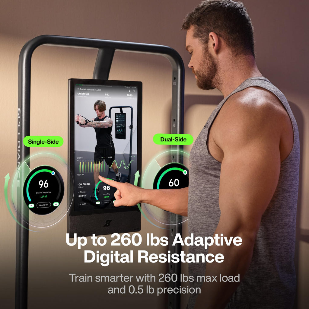 Speediance Home Gym, Smart AI-Powered Multi-Functional Smith Machine for Full Body Strength Training, All-in-one Gym Equipment, Digital Weight System, Workout Station, Squat Rack, Gym Monster 2