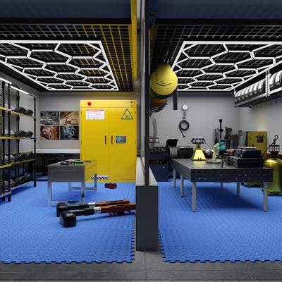 Home Gym Mat, Puzzle Exercise Mat, EVA Interlocking Foam Floor Tiles for Home Workout Equipment and Kids' Play Areas - Grey, 24 in x 24 in x ½ in - 12 Tiles (Grey, 12 Pack, 48 SQ FT)