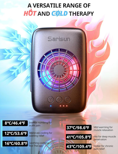 Cold Therapy Machine,Electric Heating Cooling Pad for Pain Relief,Sore Muscle and Joint Recovery for Sports Injuries in Knee,Shoulder, Legs,Cryotherapy,Cold Pad,Gifts for Men