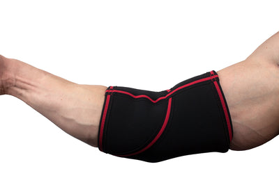 Gymreapers Elbow Sleeves for Weightlifting Powerlifting and Bench Press Support and Compression for Tendonitis Pain Relief 5mm Neoprene Training Gear for Men and Women
