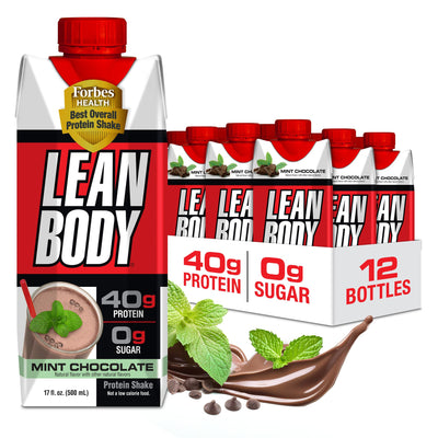 Labrada Lean Body Ready-to-Drink Cookies and Cream Protein Shake, 40g Protein, Whey Blend , 0 Sugar, Gluten No, 22 Vitamins & Minerals, (Recyclable Carton & Lid - Pack of 12) LABRADA , 17 Fl Oz (Pack of 12)