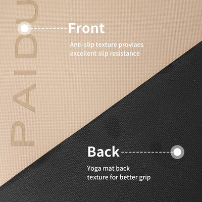 Yoga Mat Non Slip Anti-tear,extra thick-2/5 inch（10MM）High Resiliency Professional POE Yoga Mats for Women Men Kids,72"x24"inch,Workout, Yoga, Pilates and Floor Exercise, with Carrier Strap