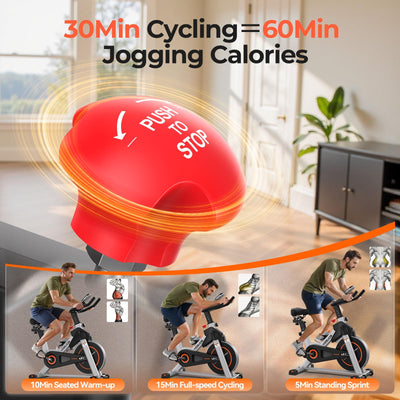 YOSUDA Exercise Bike, Brake Pad Stationary Bike for Home with Exclusive App, Magnetic Indoor Cycling Bike with 300 lb Weight Capacity, Low Noise, Tablet Holder and Fitness Courses for Weight Loss