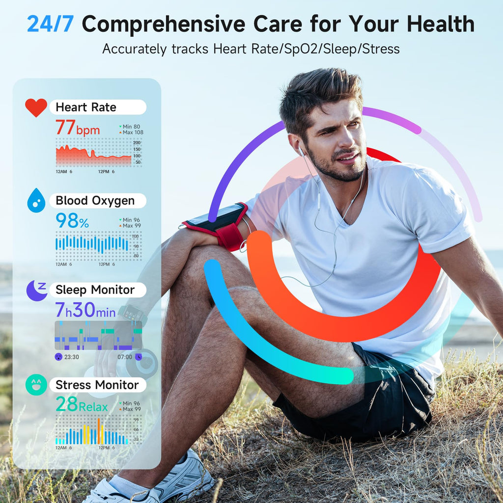 Smart Watch for Women Android & iPhone, Alexa Built-in, IP68 Waterproof Activity Fitness Tracker with Bluetooth Call (Answer/Make), 1.8" Smartwatch with Heart Rate/SpO2/Sleep Monitor, 100+ Sports Mode