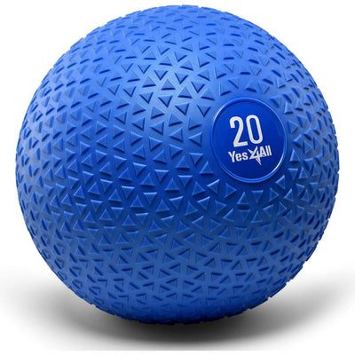 Yes4All Slam Balls, 10-40lb Weighted Ball Weight, Durable PVC Sand Filled Workout Dynamic Slam Ball for Core Strengthen