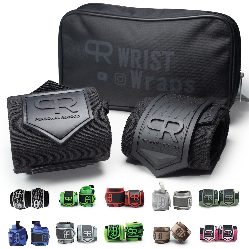 Heavy Duty Premium Wrist Wraps, More Elasticity, Reinforced Stitching, Extra Wide Strap, Strong Thumb Loop, Larry Wheels Weightlifting Wraps