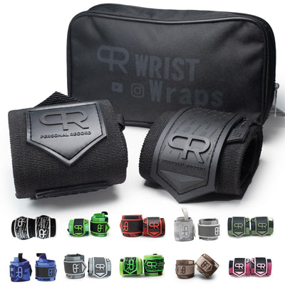 Heavy Duty Premium Wrist Wraps, More Elasticity, Reinforced Stitching, Extra Wide Strap, Strong Thumb Loop, Larry Wheels Weightlifting Wraps