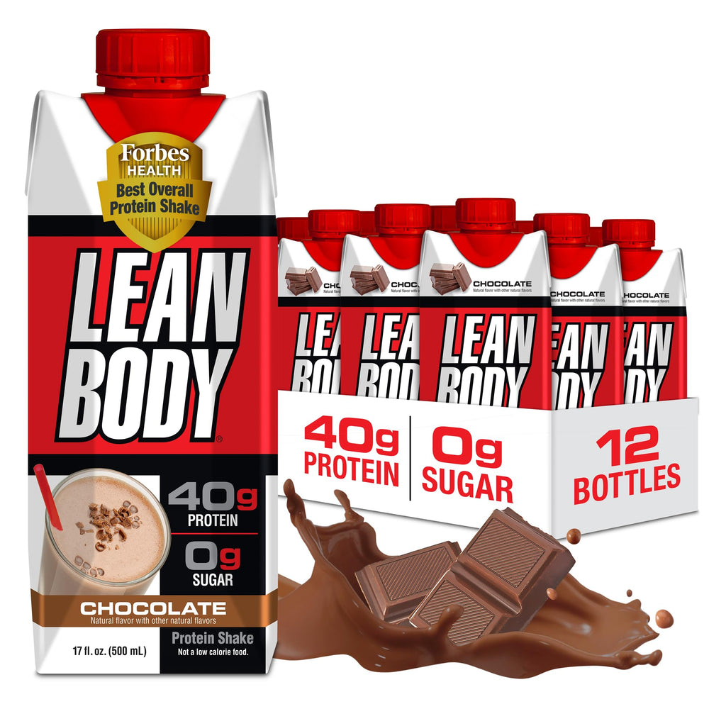 Labrada Lean Body Ready-to-Drink Cookies and Cream Protein Shake, 40g Protein, Whey Blend , 0 Sugar, Gluten No, 22 Vitamins & Minerals, (Recyclable Carton & Lid - Pack of 12) LABRADA , 17 Fl Oz (Pack of 12)
