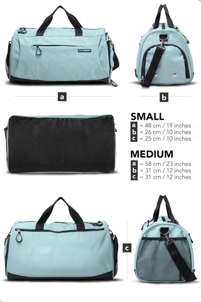 Fitgriff® Gym Bag for Men & Women with Shoe & Wet Compartment - Duffle Bag for Travel, Sports, Fitness & Workout