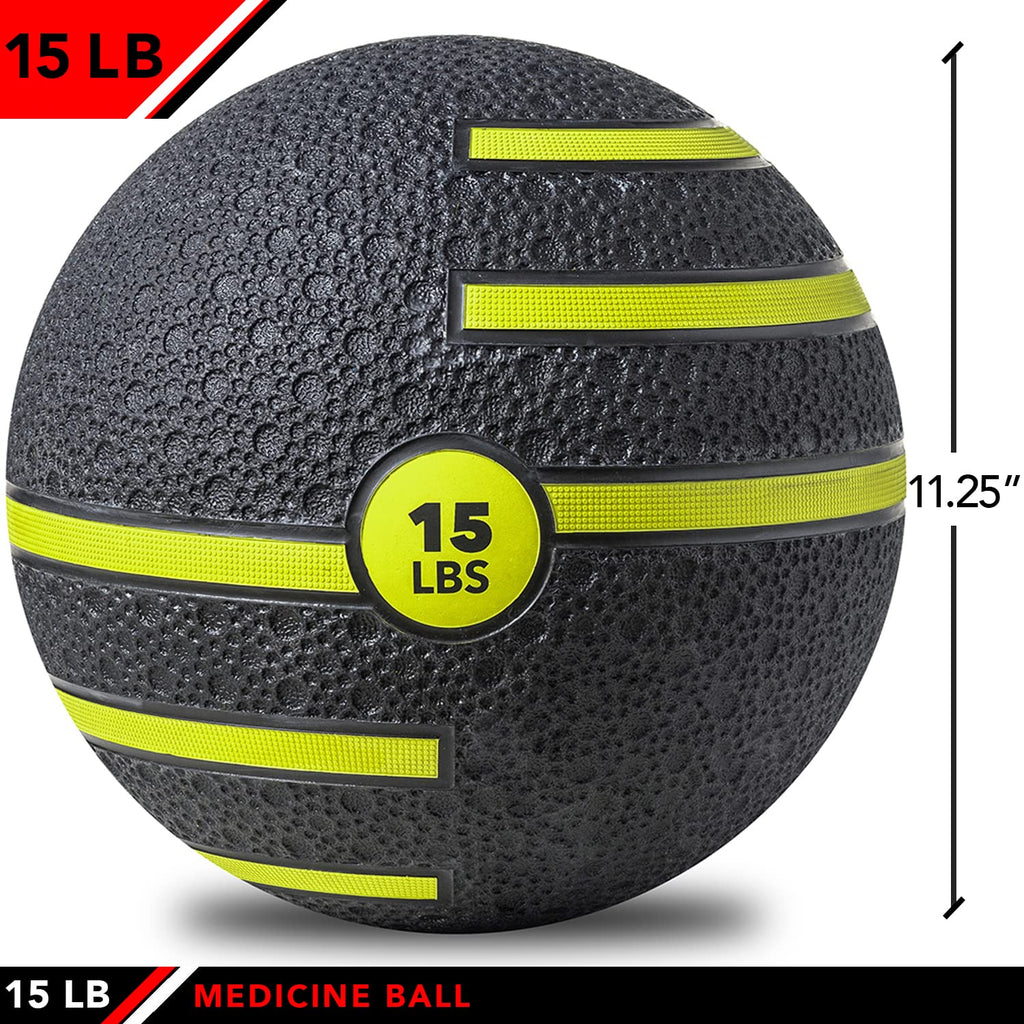 JFIT Medicine Exercise Ball with Dual Texture