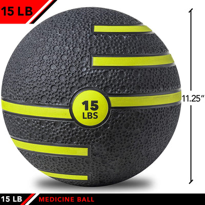 JFIT Medicine Exercise Ball with Dual Texture