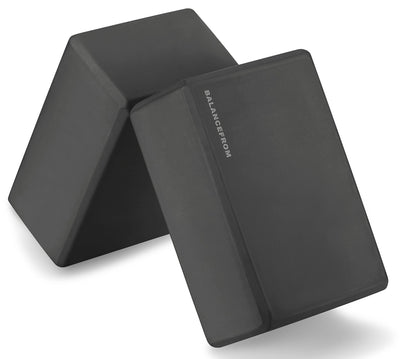 Fitvids Set of 2 High Density Premium - EVA Yoga Blocks, 9"x6"x4" Each