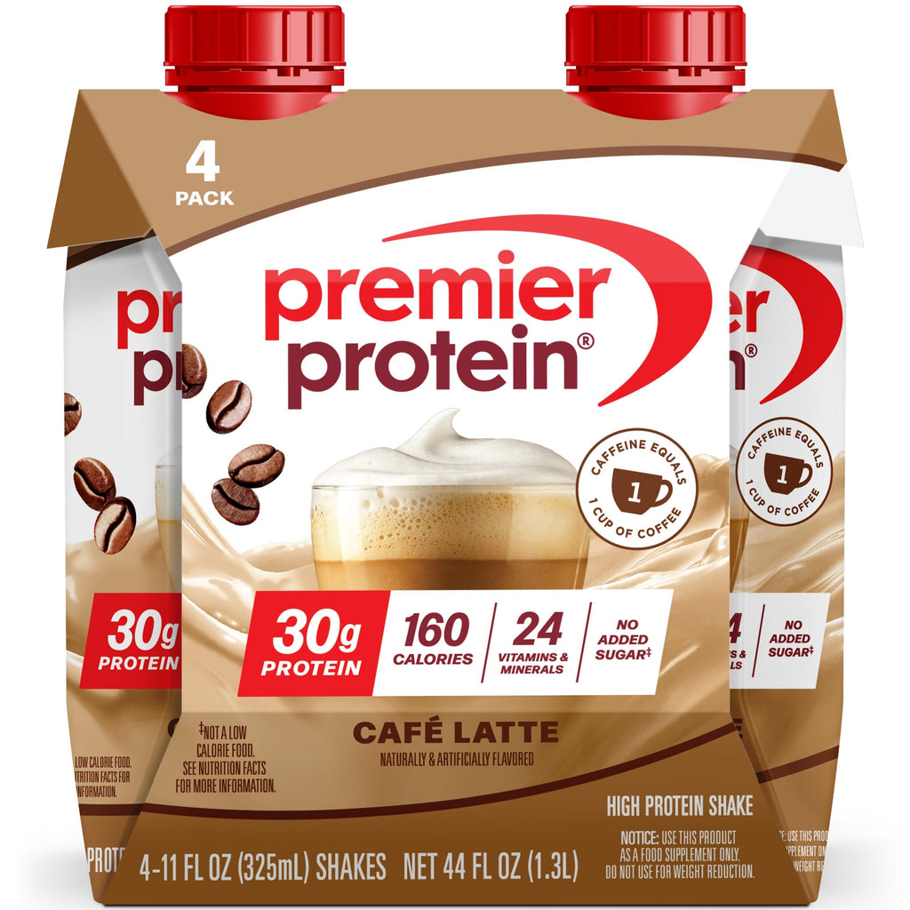 Premier Protein Shake, Vanilla, 30g Protein, 1g Sugar, 24 Vitamins & Minerals to Support Immune Health, 11 fl oz, Pack of 12 (Packaging May Vary)