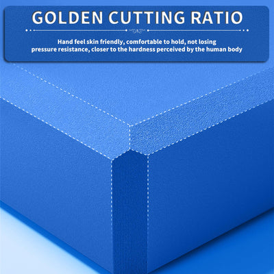 Yoga Blocks 2 Pcs, 9"x6"x3" Yoga Brick Foam Blocks EVA Foam Block Yoga Props Accessories for Yoga Pilates Stretching and Meditation