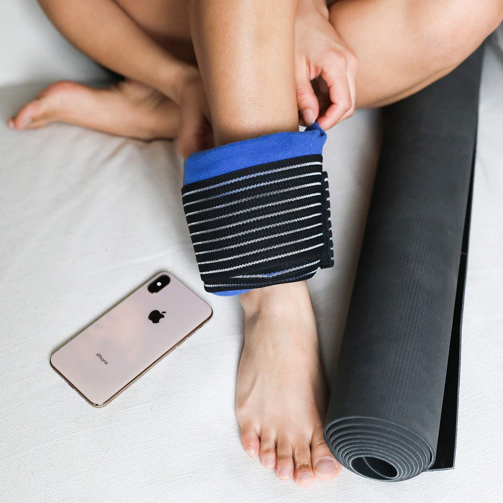 Ice Packs for Injuries Reusable (3-Piece Set) – Hot and Cold Ice Pack Therapy Gel Wrap Support – Supports Recovery, Joint and Muscle Pain – Knees, Back & More (3 Piece Set - Classic)