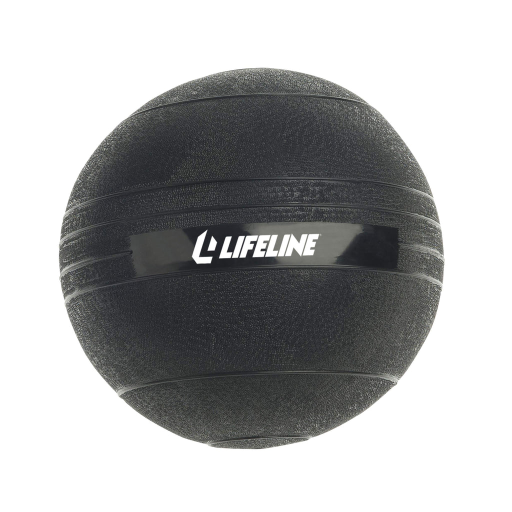 Lifeline Fitness Weighted Slam Ball - Easy to Grip Slam Ball for Home Gym and HIIT Workouts