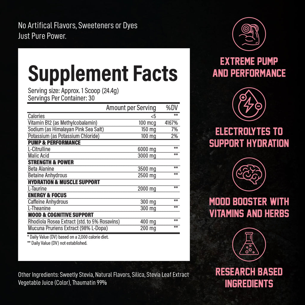 Voyager Pre-Workout Rocket Razz – Creatine-Free Powder w/L-Citrulline, Beta-Alanine, Caffeine – Supports Energy, Endurance & Focus – 30 Servings – No Artificial Fillers – GMP Certified