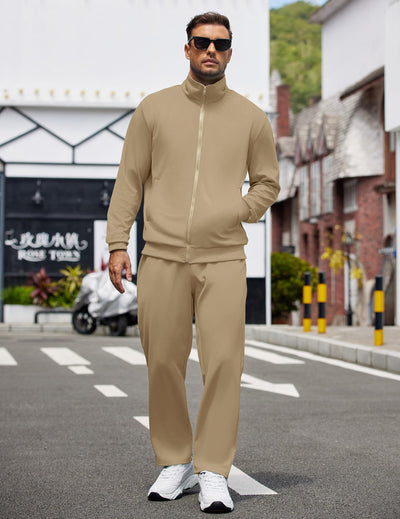 COOFANDY Men's Tracksuits Casual Sweatsuit 2 Piece Full Zip Athletic Jogging Suit Sets Sport Sweat Suit