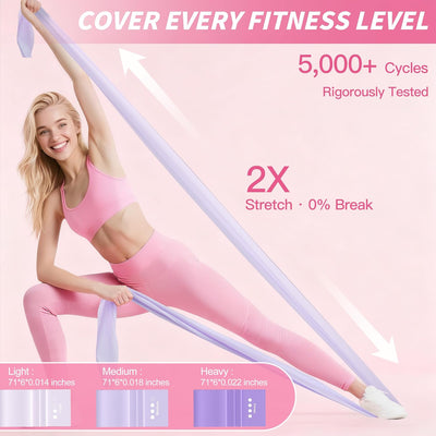 Pilates Kit 16PCS,Pilates Essential Kit for Women,Better me Pilates Equipment with 14.5" Pilates Ring and Ball,8 Resistance Bands,Dumbbells & Grip Socks, Home Pilates Workout Kit for Beginners